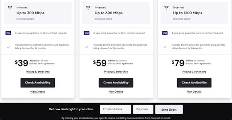 xfinity 500mbps plan